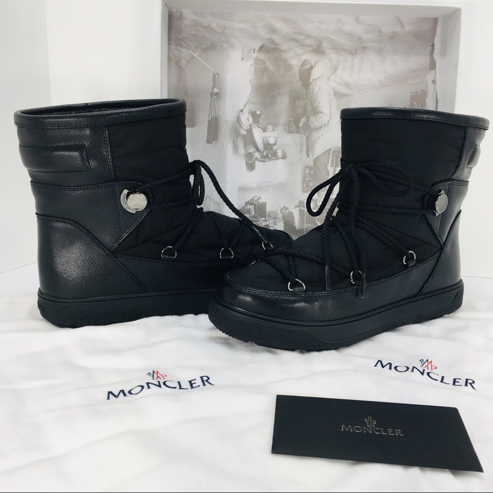 Moncler Stephanie Stivale Black Women's Snow Boots